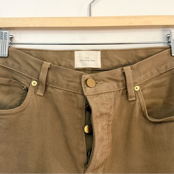 Sid Mashburn Men’s Denim Button Fly 5 Pocket Khaki Jeans – 32 x 32 - Picture 2 of 5